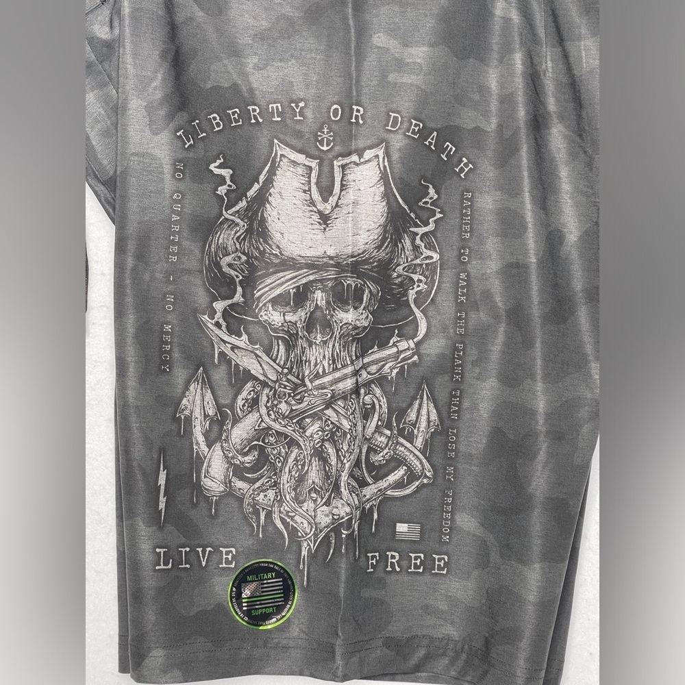 Howitzer Skull Flag Camo Boardshorts Size 40 Patriot Military Stretch Patriot - Picture 14 of 15